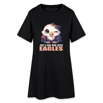 Aigle - Robe T-shirt Femme - noir - Devant