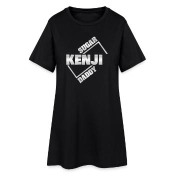 Sugar Daddy Kenji - Robe T-shirt Femme - noir - Devant