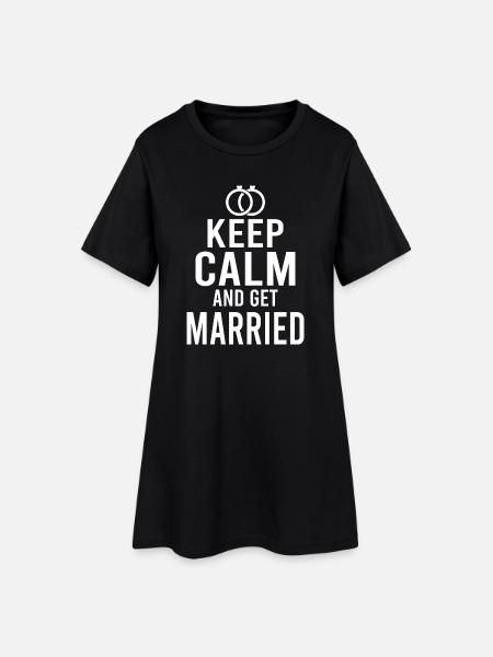 Mariage Anniversaire de mariage Anniversaire Dictons de mariage - Robe T-shirt Femme - noir
