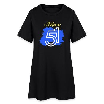 The Marne 51 - Women’s T-Shirt Dress - black - Front