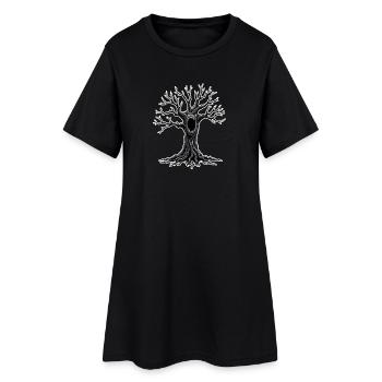 Arbre hurlant - Robe T-shirt Femme - noir - Devant