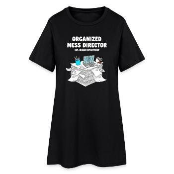 Organized Chaos Director - Women’s T-Shirt Dress - black - Front