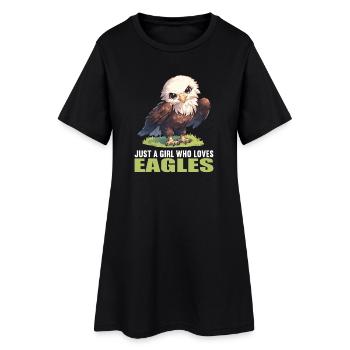 Aigle - Robe T-shirt Femme - noir - Devant