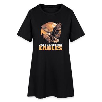 Aigle - Robe T-shirt Femme - noir - Devant