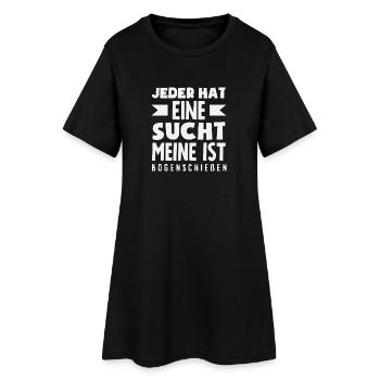 I go archery - Women’s T-Shirt Dress - black - Front