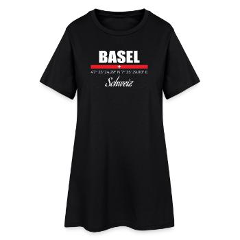 Basel - Women’s T-Shirt Dress - black - Front