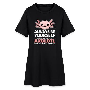 Axolotl Dire Axolotls Drôle Axolotl Cadeau - Robe T-shirt Femme - noir - Devant
