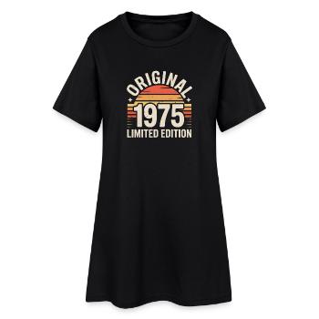 Original 1975 Edition Retro Sunset - Robe T-shirt Femme - noir - Devant