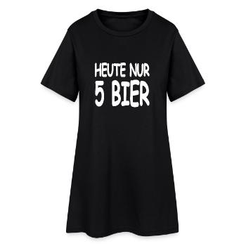 Bière - Robe T-shirt Femme - noir - Devant