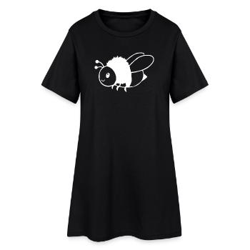 T-shirt abeilles personnalisé cadeau apiculteur - Robe T-shirt Femme - noir - Devant