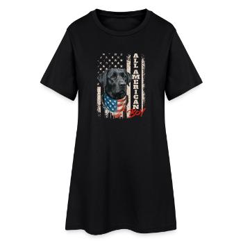 Tout American Boy Lab Chasse Marsh Vibe - Robe T-shirt Femme - noir - Devant