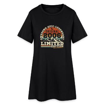 20 Years 2006 Vintage Birthday Gift - Women’s T-Shirt Dress - black - Front