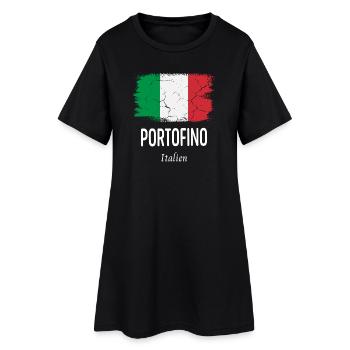Portofino - Women’s T-Shirt Dress - black - Front
