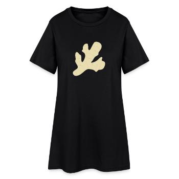 gingembre - Robe T-shirt Femme - noir - Devant