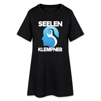 rétrécir - Robe T-shirt Femme - noir - Devant