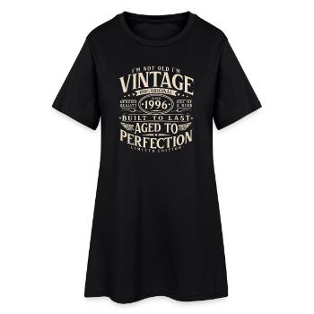 1996_Jahrgang_geboren_Vintage_Geburtstag_Geschenk - Robe T-shirt Femme - noir - Devant