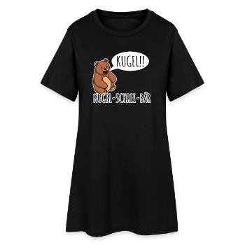 Bullet Scream Bear Un ours qui crie balle ! Aléatoire - Robe T-shirt Femme - noir - Devant