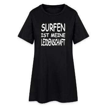 Surf - Robe T-shirt Femme - noir - Devant