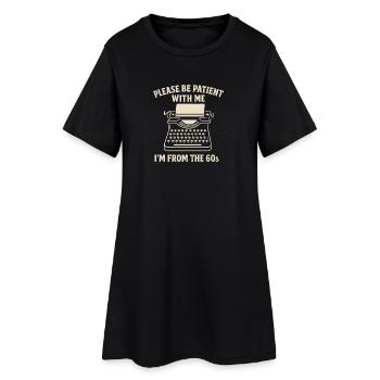 Drôle Vintage des années 60 T-Shirt Cadeau d’anniversaire - Robe T-shirt Femme - noir - Devant