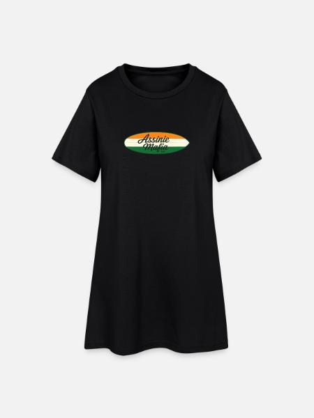 ASSINIE_MAFIA_HD - Women’s T-Shirt Dress - black