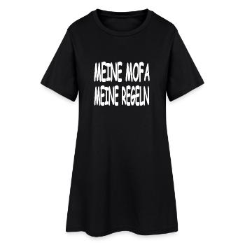 Mobylette - Robe T-shirt Femme - noir - Devant