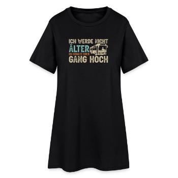 Chauffeur d’autobus Chauffeur d’autobus scolaire Chauffeur d’autobus - Robe T-shirt Femme - noir - Devant