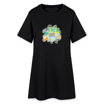 He said yes JGA - Frauen T-Shirt-Kleid - Schwarz - Vorne