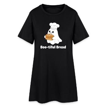Boo Brot Geist Koch - Robe T-shirt Femme - noir - Devant
