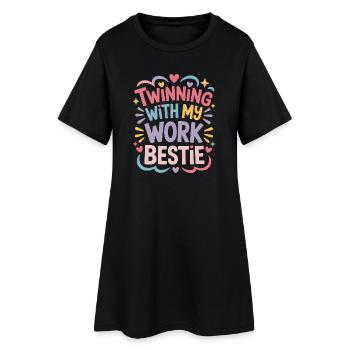 Girlfriend Profession Saying Funny Work Job Gift - Women’s T-Shirt Dress - black - Front
