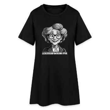 FEMME ÂGÉE EXPÉRIENCE DE VIE PURE - Robe T-shirt Femme - noir - Devant