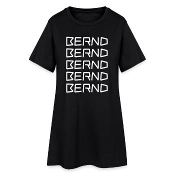 Baccalauréat Bernd - Robe T-shirt Femme - noir - Devant
