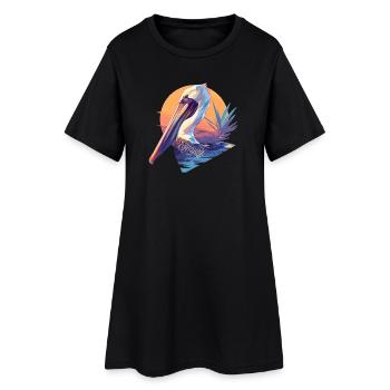 Pelicans Pelican - Women’s T-Shirt Dress - black - Front