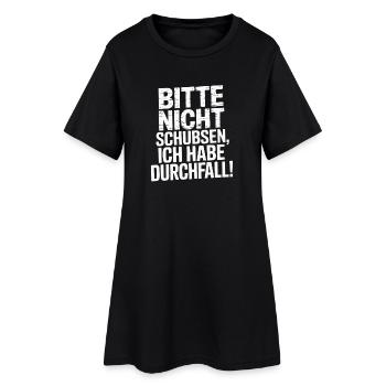 Please don't push, I have diarrhea funnier - Women’s T-Shirt Dress - black - Front
