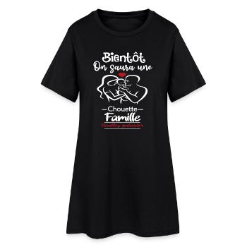 Soon, we'll know a great family - Women’s T-Shirt Dress - black - Front
