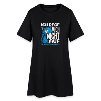 Je ne suis pas contrarié – tu me contraries - Robe T-shirt Femme - noir - Devant
