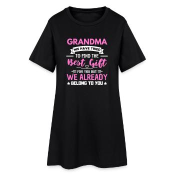 Citation amusante de grand-mère pour grand-mère - Robe T-shirt Femme - noir - Devant