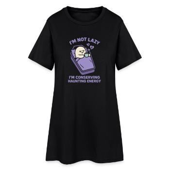 Creepy Sweet Pastel Goth Kawaii Halloween Cute - Women’s T-Shirt Dress - black - Front