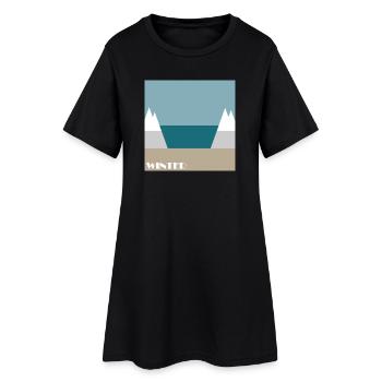 Winter - Women’s T-Shirt Dress - black - Front