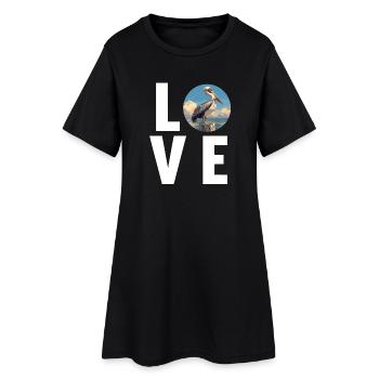 Pelicans Pelican - Women’s T-Shirt Dress - black - Front