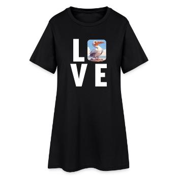 Pelicans Pelican - Women’s T-Shirt Dress - black - Front