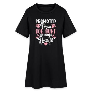 Tante Cadeau Meilleure Tante Du Monde - Robe T-shirt Femme - noir - Devant