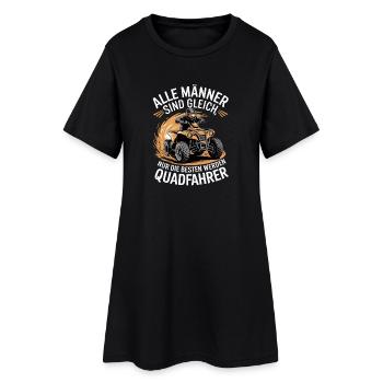 Tous les hommes sont les mêmes, seuls les meilleurs le seront - Robe T-shirt Femme - noir - Devant