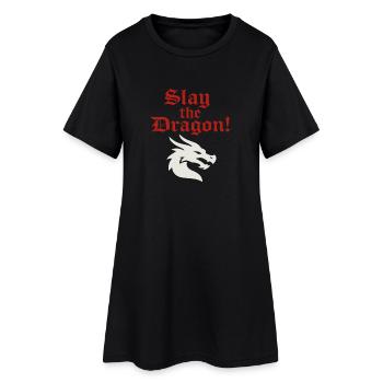 Guerrier Dragon - Robe T-shirt Femme - noir - Devant