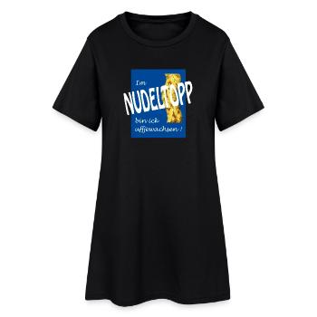 ROBINET DE NOUILLES - Robe T-shirt Femme - noir - Devant
