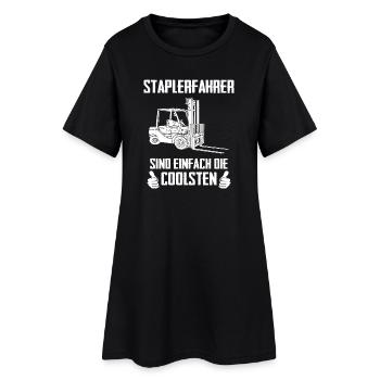 Les caristes sont tout simplement les plus cool / Saying - Robe T-shirt Femme - noir - Devant