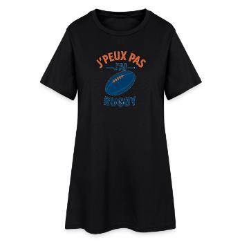 J'peux pas j'ai rugby - Robe T-shirt Femme - noir - Devant