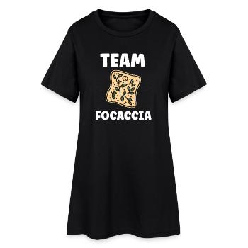 Focaccia Botanical Team - Women’s T-Shirt Dress - black - Front