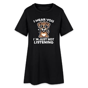 Catahoula Chien Léopard Drôle Catahoula Cadeau - Robe T-shirt Femme - noir - Devant