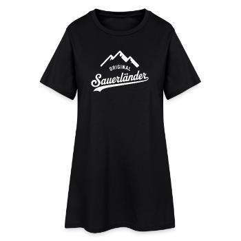 T-shirt Sauerland – Fierté, humour et amour de la patrie - Robe T-shirt Femme - noir - Devant