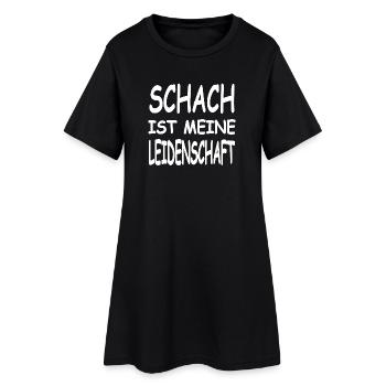 Échecs - Robe T-shirt Femme - noir - Devant